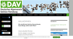 Desktop Screenshot of dav-flensburg.de